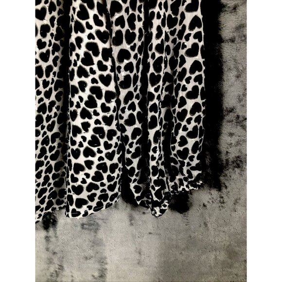 Carolina Belle Montreal Blouse Women’s Large Top Black And White Lined Shirt - Picture 5 of 14